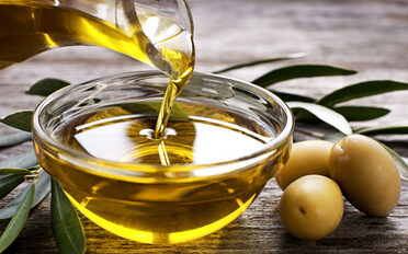 Bild mit Olivenöl